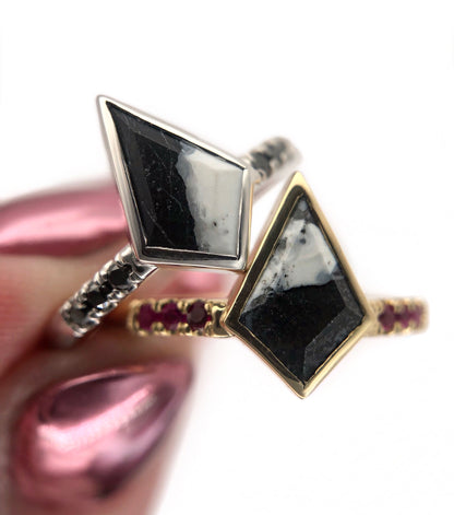 Diamond Band Kite Ring - Create Your Own