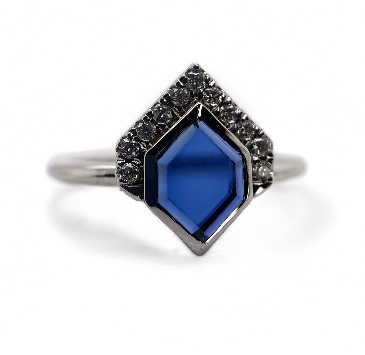 Half Halo Ring - Create Your Own