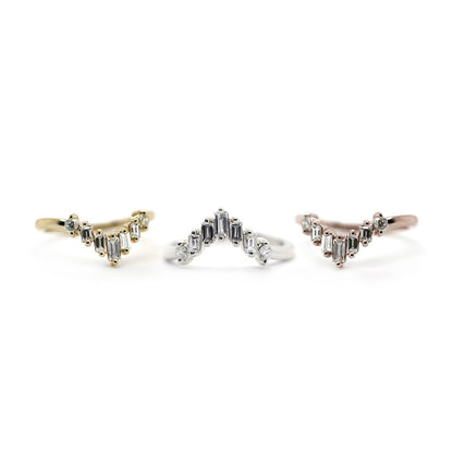 Pyramid Diamond Stacking Band - Honey And Goldies