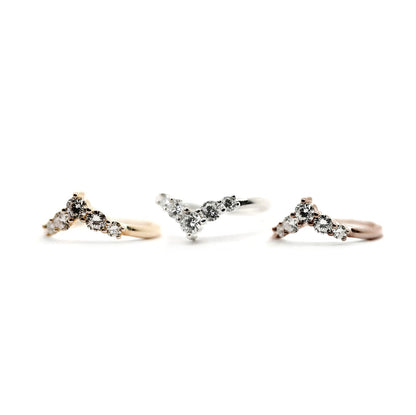 Graduated Diamond V Band